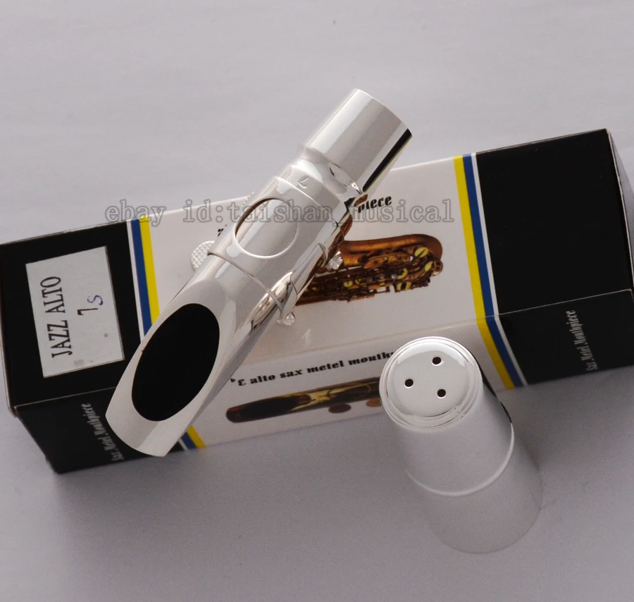 

ТОП посеребренный джазовый металлический мундштук для альт-саксофона Eb-саксофона, размер 7. # 2025