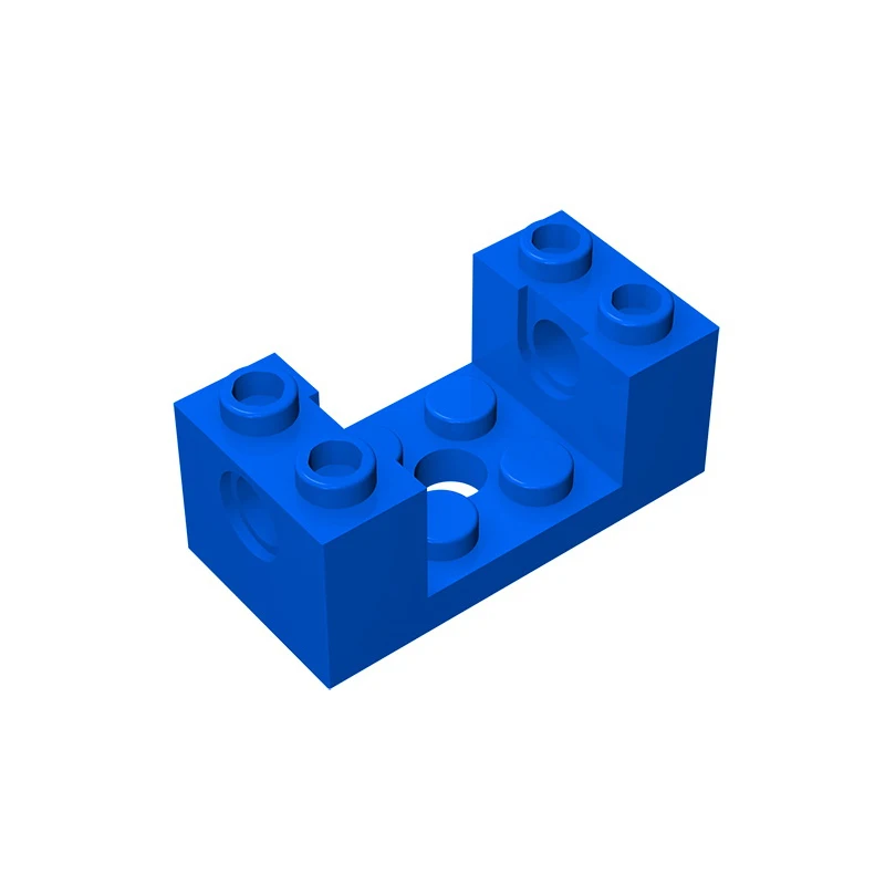 Gobricks GDS-1174 Técnico, Tijolo 2 x 4 x 1 1/3 com 2 x 2 Furos e Recorte Presentes compatível com lego 18975 26447 DIY