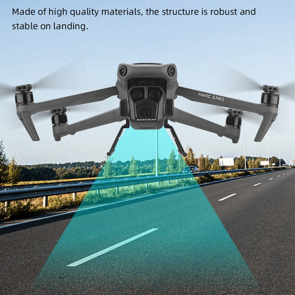 Brdrc อุปกรณ์ลงจอดโดรนสำหรับ DJI Mavic 3 Pro พับได้เพิ่มความสูงให้ขาขาตั้งสามขาขาได้อย่างมีประสิทธิภาพอุปกรณ์เสริมเพิ่มความสูง