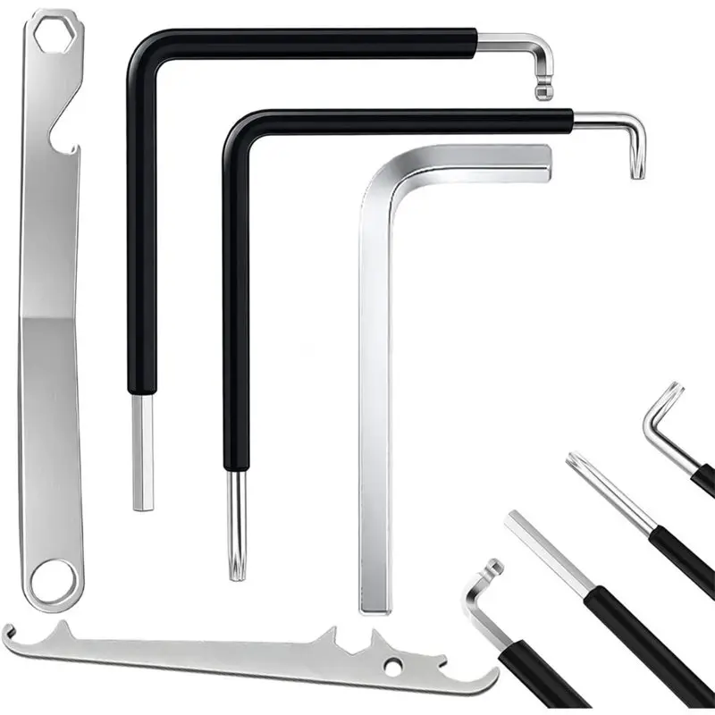 ABGH-For Window Mounting Tool For Window And Balcony Doors,5-Piece Set Allen Keys Included