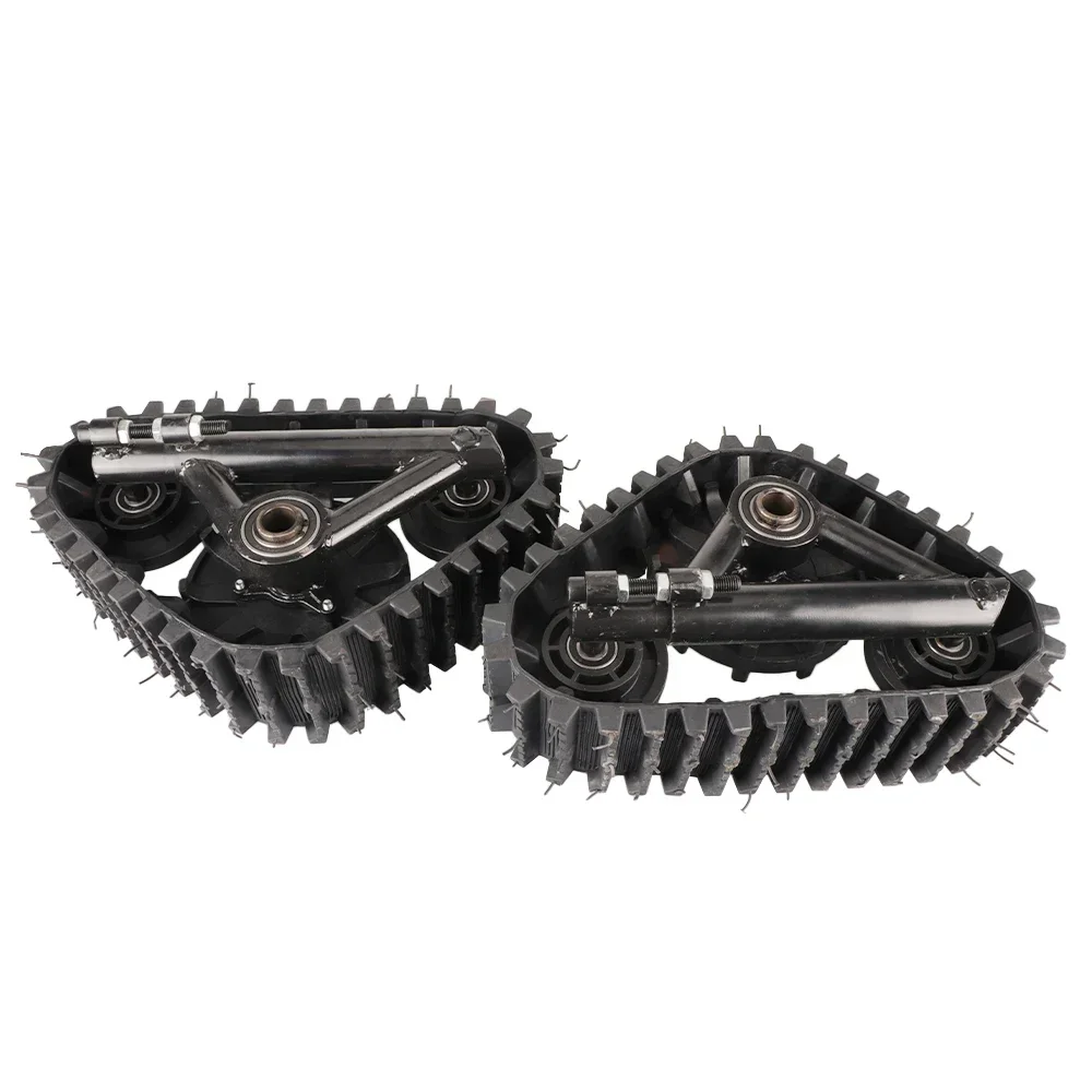 

A pair of Rear Track ATV DIY Modified Triangle Track Wheels Suitable for UTV Off-road Vehicles and Four-Wheel Snowmobiles