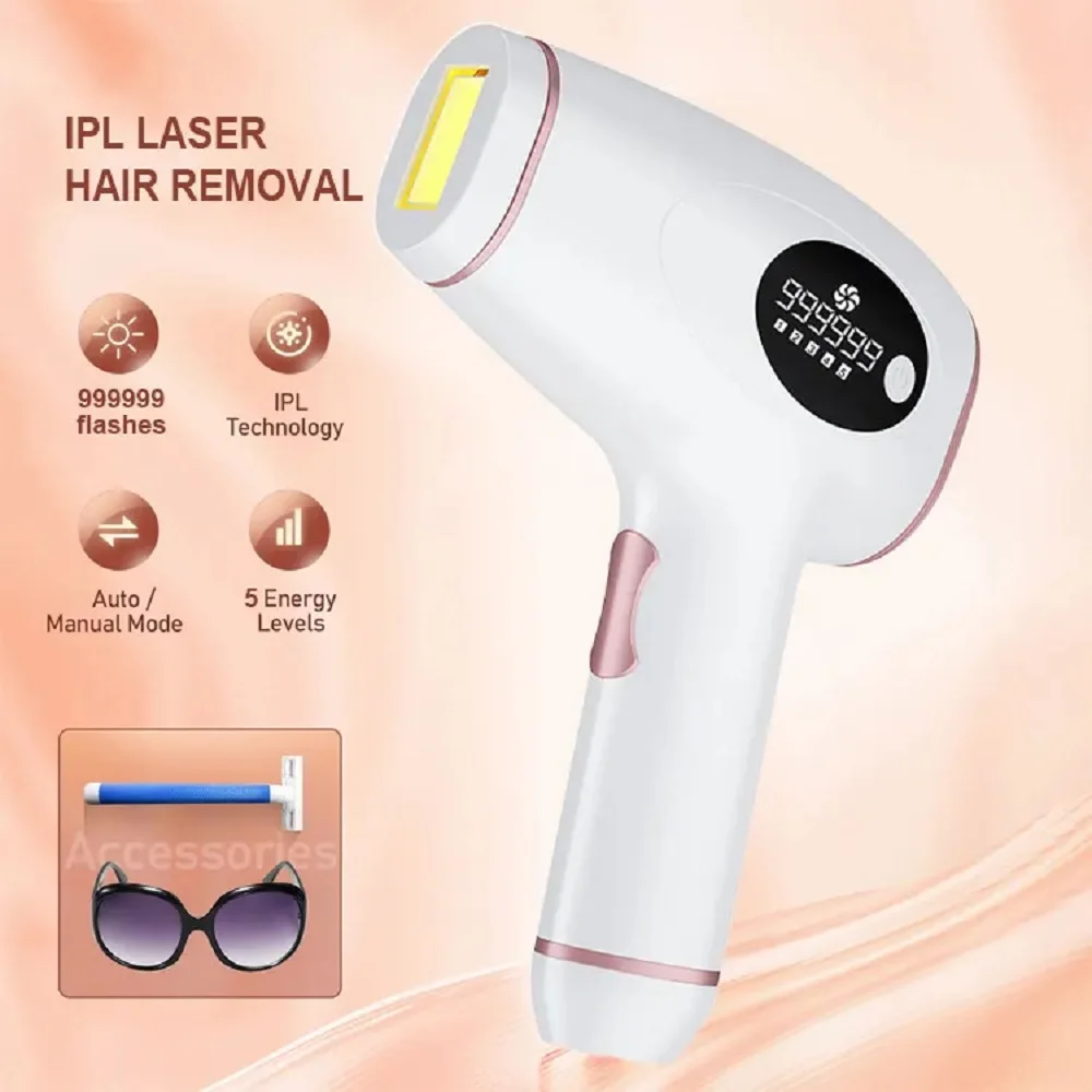 IPL Laser Hair Removal 999900 Flashes Depilador for Face Bikini Line Armpits Arms Legs Home Epilator For Women Men