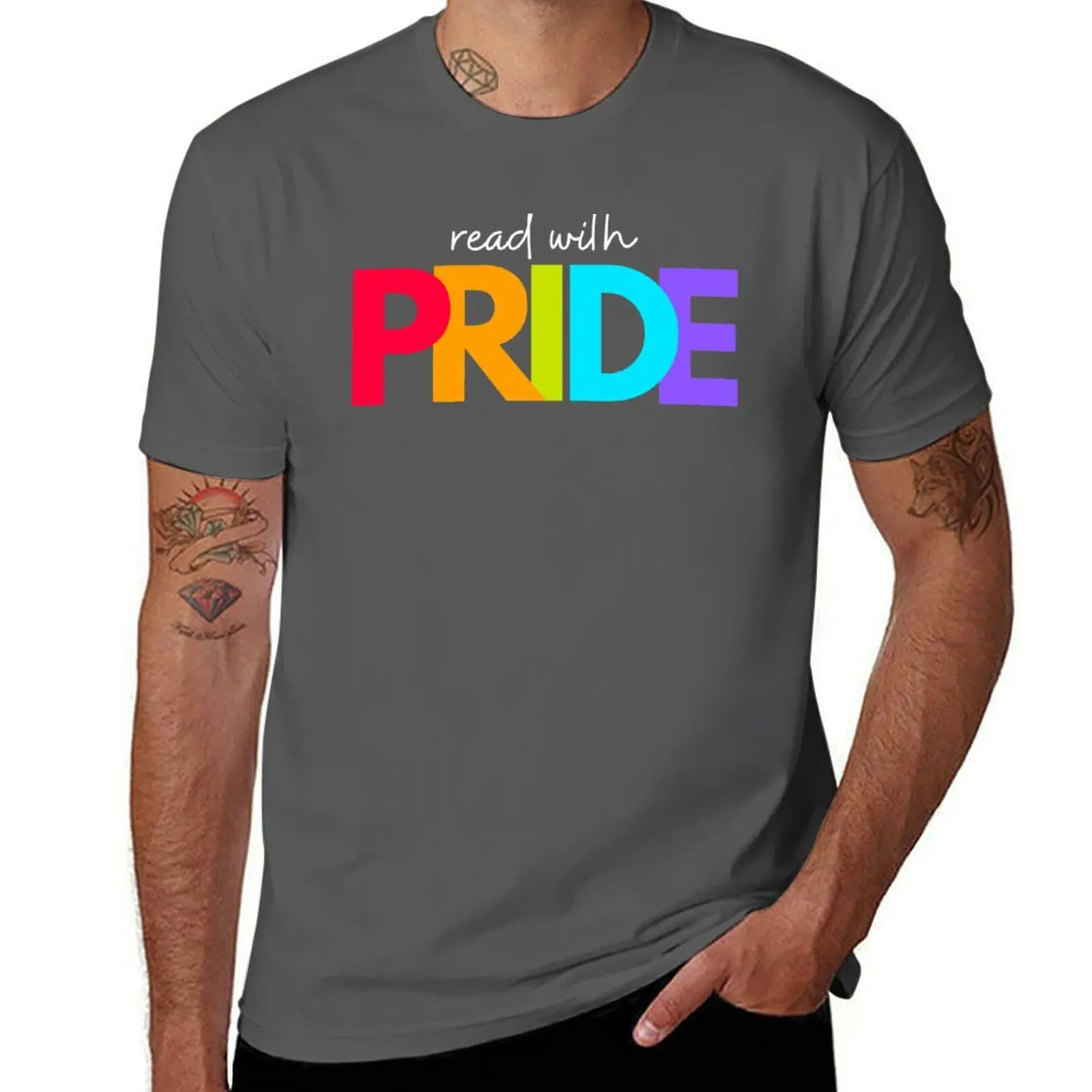

Read With Pride T-Shirt man tshirt man t shirt summer man t shirt graphic T-Shirt