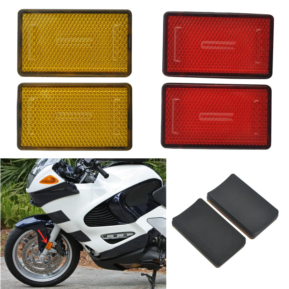 Akcesoria motocyklowe ABS widelec tylny kalkomania ostrzeżenie o bezpieczeństwie widelec tylny reflektor pokrowiec na BMW R1200RT K1200RS R1200R R1200GS