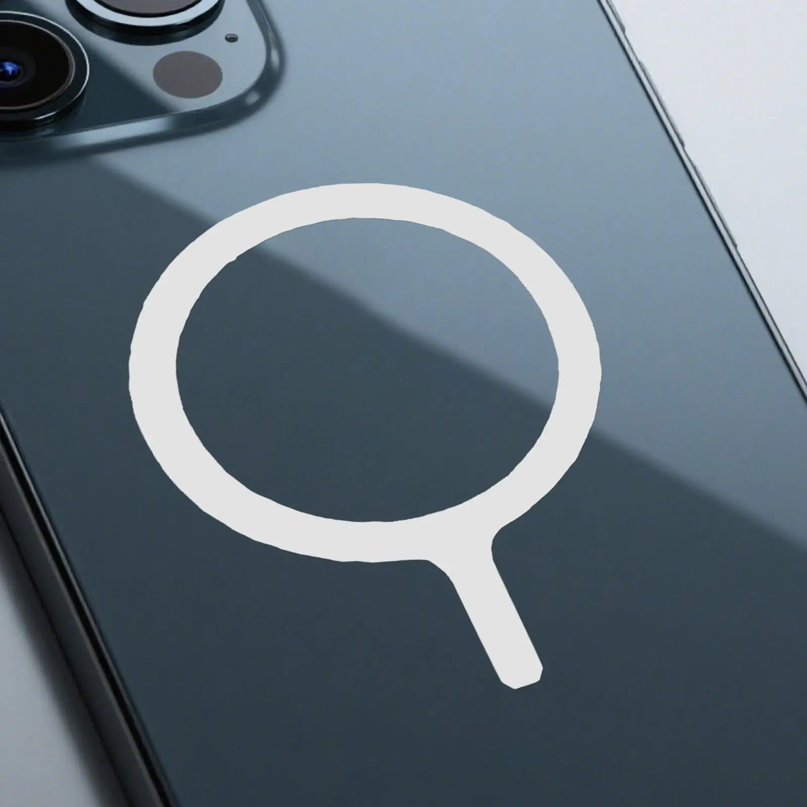 جراب هاتف مغناطيسي حلقة مغناطيسية لحافظة الهاتف ورقة مغناطيسية شحن لاسلكي جبل للمنزل النساء الرجال مكتب غرفة نوم في الهواء الطلق