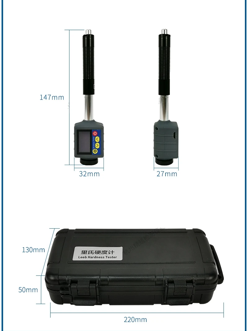 JH100 HLD Pen type Portable Leeb Hardness tester Metal hardness tester for Stainless Steel hrc hra hrb hb hl hv hs durometer