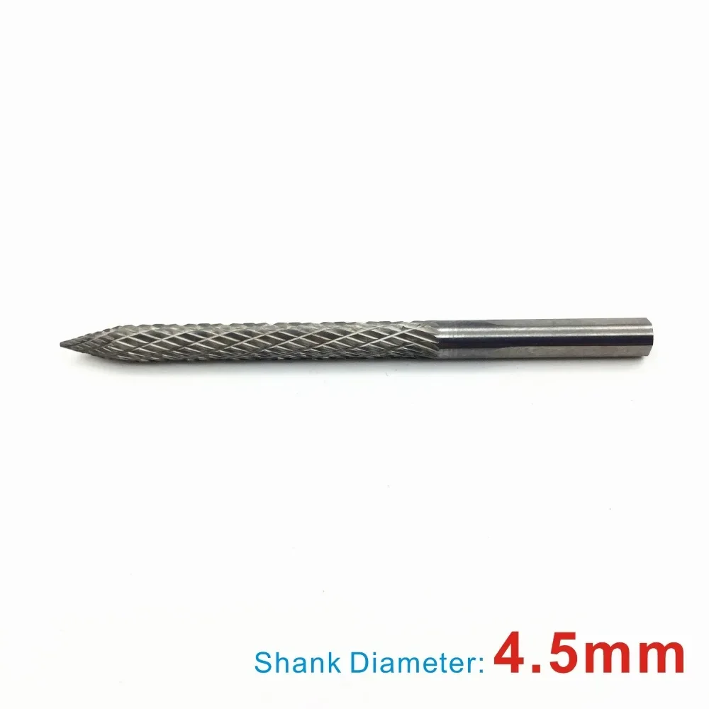 Super Hard Solid Carbide Cutter Rotary Burrs Carbon Steel Pneumatic Drill Bit Patch Plug Repair Garage Tool Tire Repair Kit 1pc