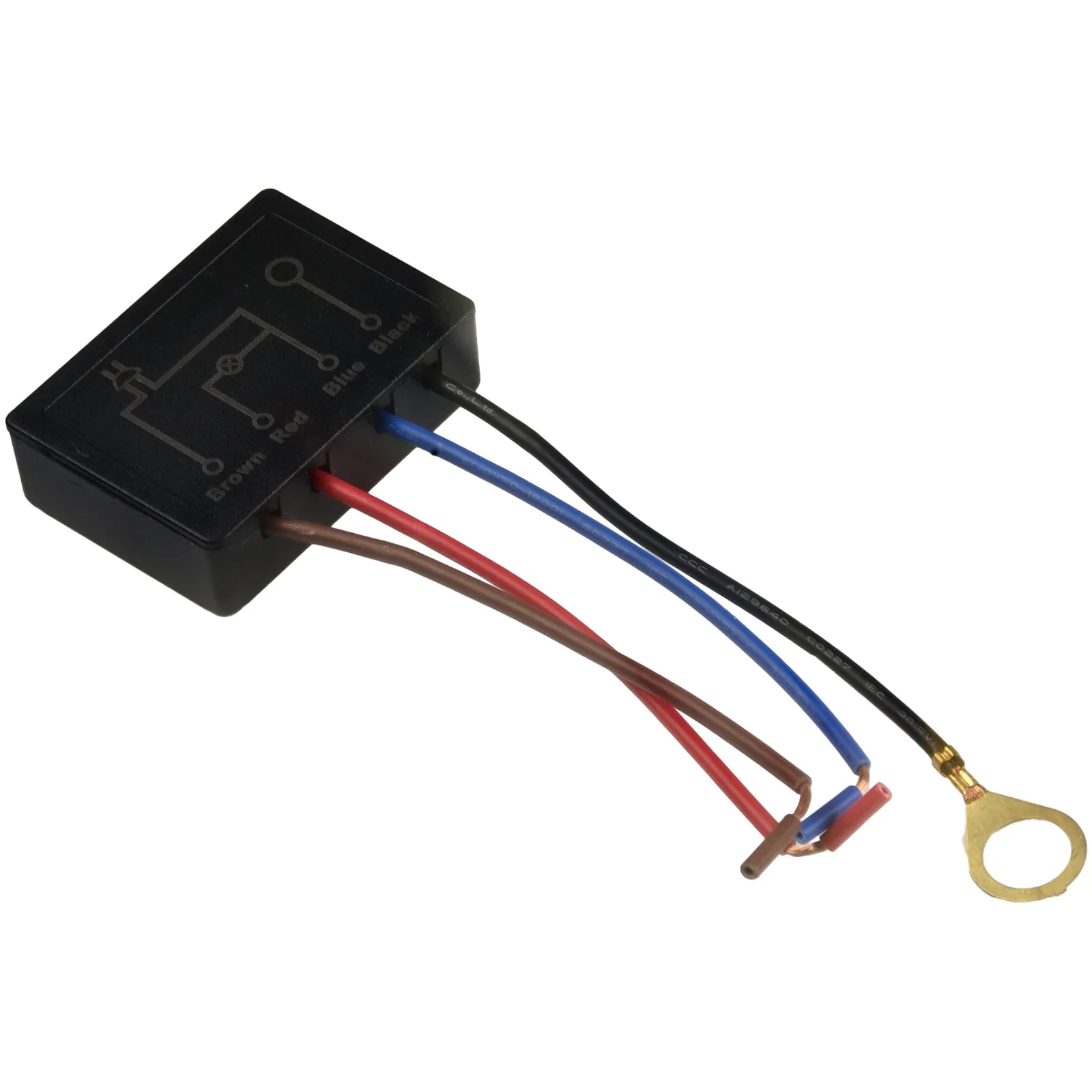 Sensor Touch Light Switch Dimmer Control For Lamp Desk Bulb Module Part Replacement Table Lamp 220V 3-way Accessory Black