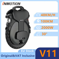 INMOTION V11 Electric Unicycle EU Stock 84V 1500Wh 2200W Motor 50KM/H Speed 4.0 BLE Original V11 EUC Self Balance Scooter