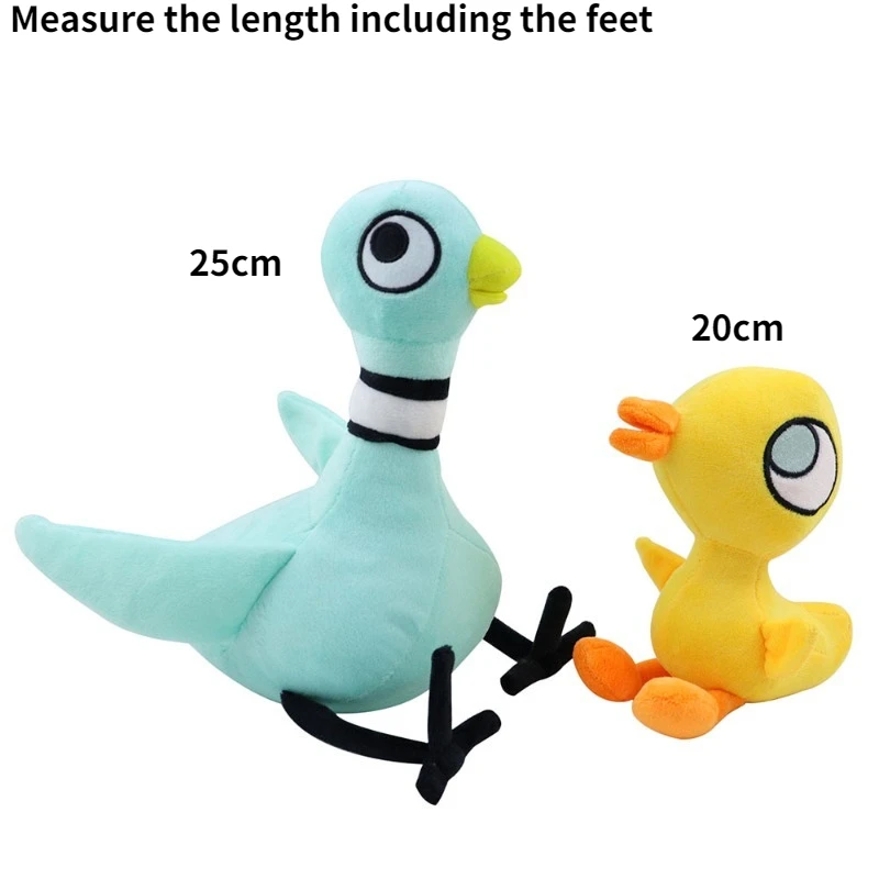 

New Big Eyed Chicken Blue Pigeon Kawaii Plush Toys Anime Cartoon&Cute Plush Doll Throw Pillow Birthday Gift Fo S Friends Boy