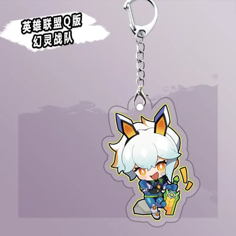 Aatrox Jinx Anime KeyChain Riven Irelia Miss Fortune 남성용 열쇠 고리 여성용 Kawaii Figure Cosplay 귀여운 열쇠 고리 펜던트 선물