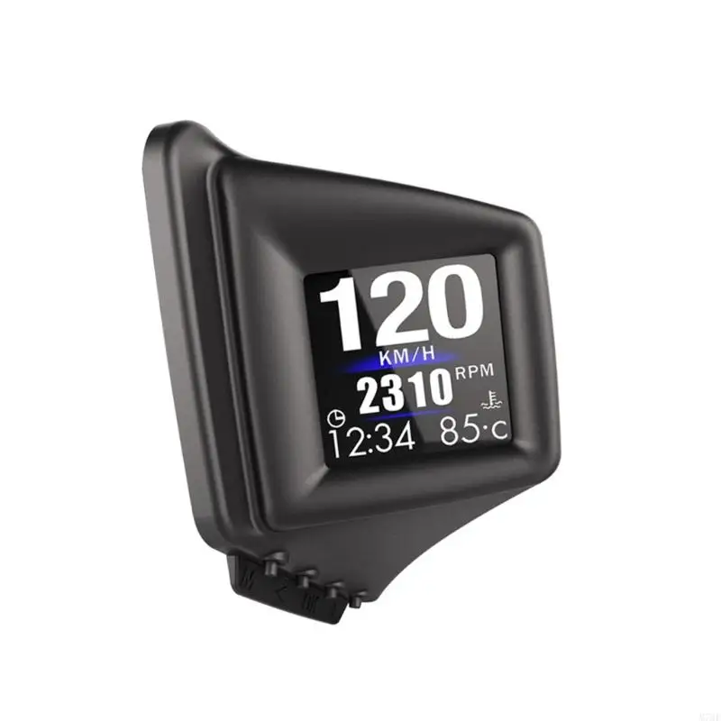 M76E Digitaler Auto-Display-Monitor mit OBD2-Bildschirm, Schnellbefestigung, ABS für tägliche Fahren – Detail 9