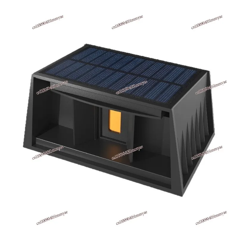 New solar wall lamp up and down luminous outdoor garden wall lamp