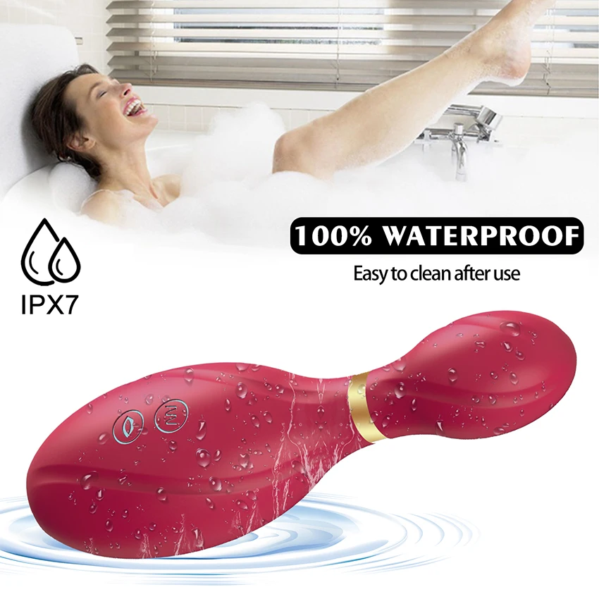 مص الهزاز 2 في 1 مدلك للنساء G بقعة الحلمة المهبل الحلمة مصاصة محفز البظر منتجات للبالغين الجنس لعب 18 + #5