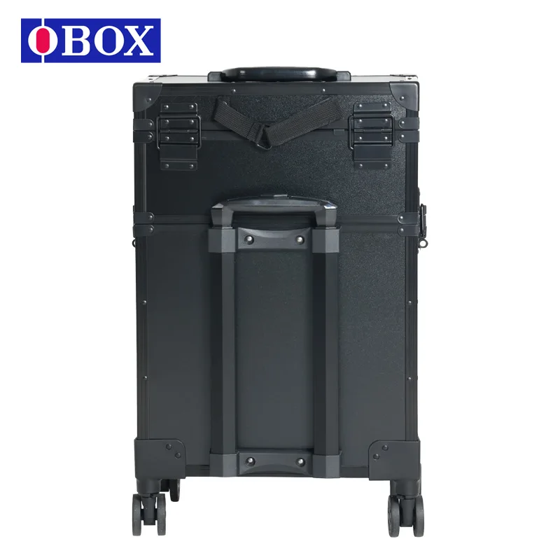 حقيبة مستحضرات التجميل للنساء 2025 موديل جديد مع مرآة مع درج محمول سعة كبيرة احترافية لتخزين الفنان #4