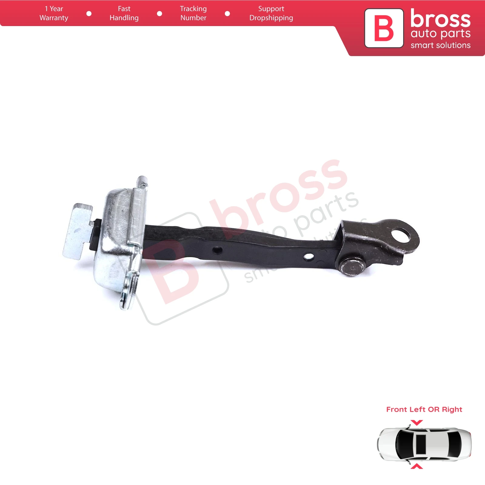 BDP1367 Front Door Stop Check Assy Limiter Strap for Toyota Yaris Vios Vitz Belta MK2 P9 XP9 XP90 2005-2013 686100D040