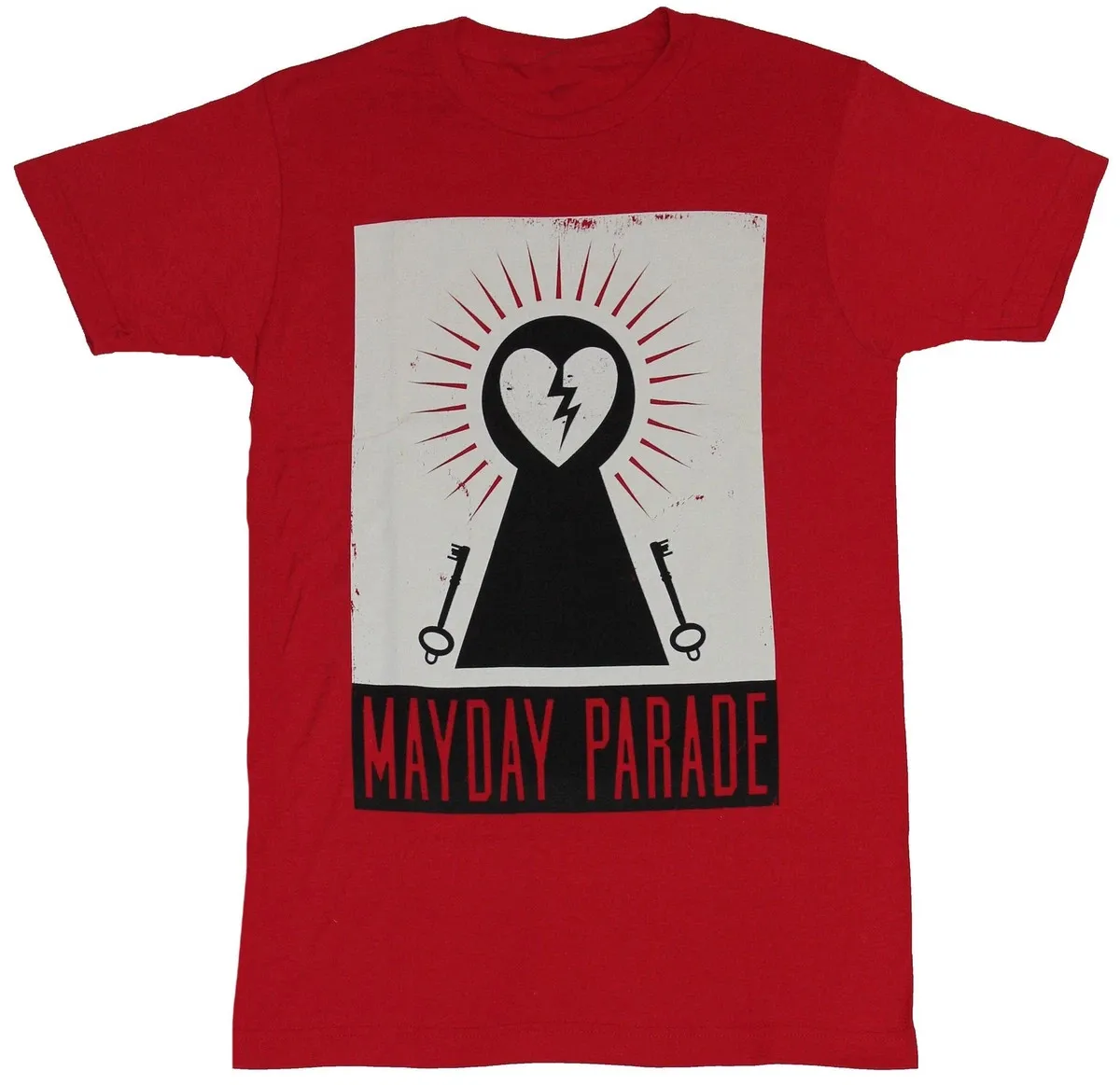 MAYDAY PARADE Band Tour Concert Heavy Cotton Red S-5XL EN68
