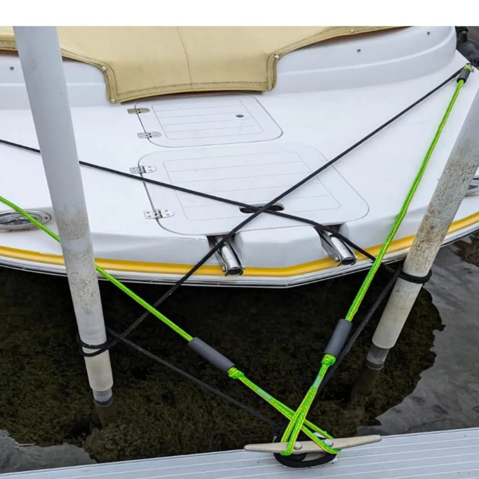 

Bungee Dock Line Shock Absorbing Elastic Docking Rope Boat Bungee Cord Resistant Boating Accessory Wear Resistant