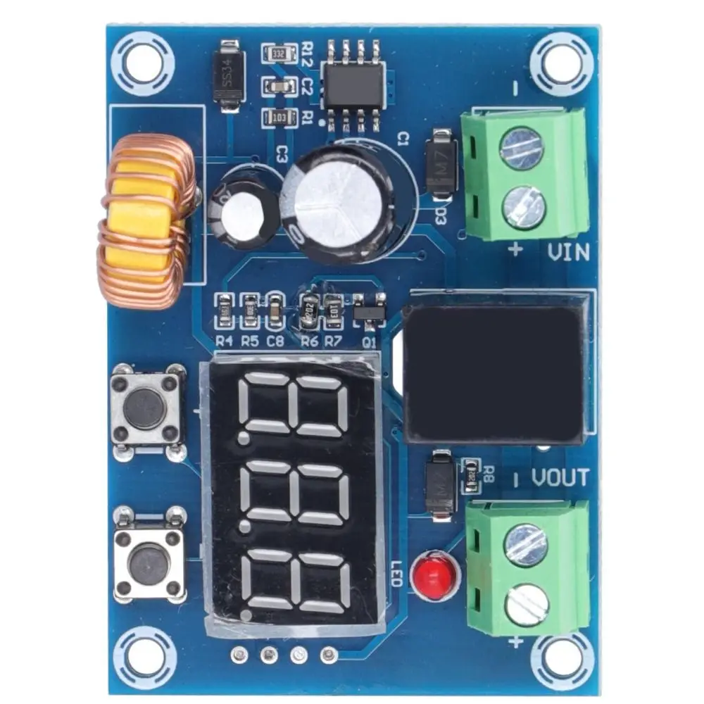 

2Pcs XH-M609 Voltage Protection Module DC 12‑36V 0.1V Control Accuracy Voltage Protector Digital LED Display Cut Off Switch