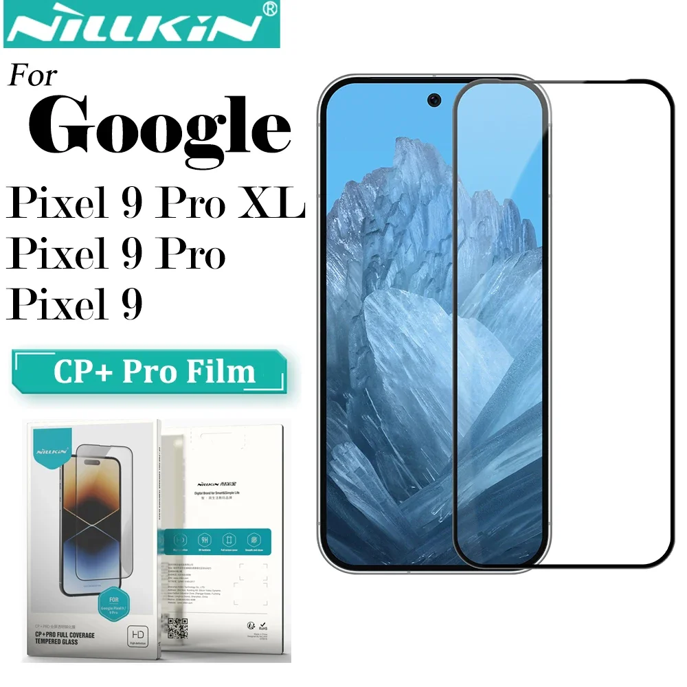 Nillkin For Google Pixel 9 Pixel 9 Pro XL CP+Pro Tempered Glass, 2.5D Full Cover 9H Anti Explosion Screen Protector