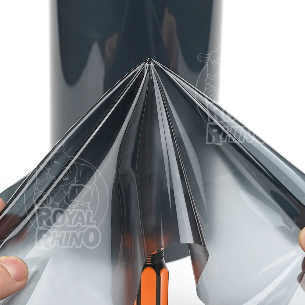 150/120CM Rückstandsfreie Autoscheinwerfer-Schutzfolie TPU 7,5 Mil Dicke UV-Beständige Scheinwerfer-Vinylfolie Selbstheilende Autoscheinwerfer-Abdeckung – Detail 3