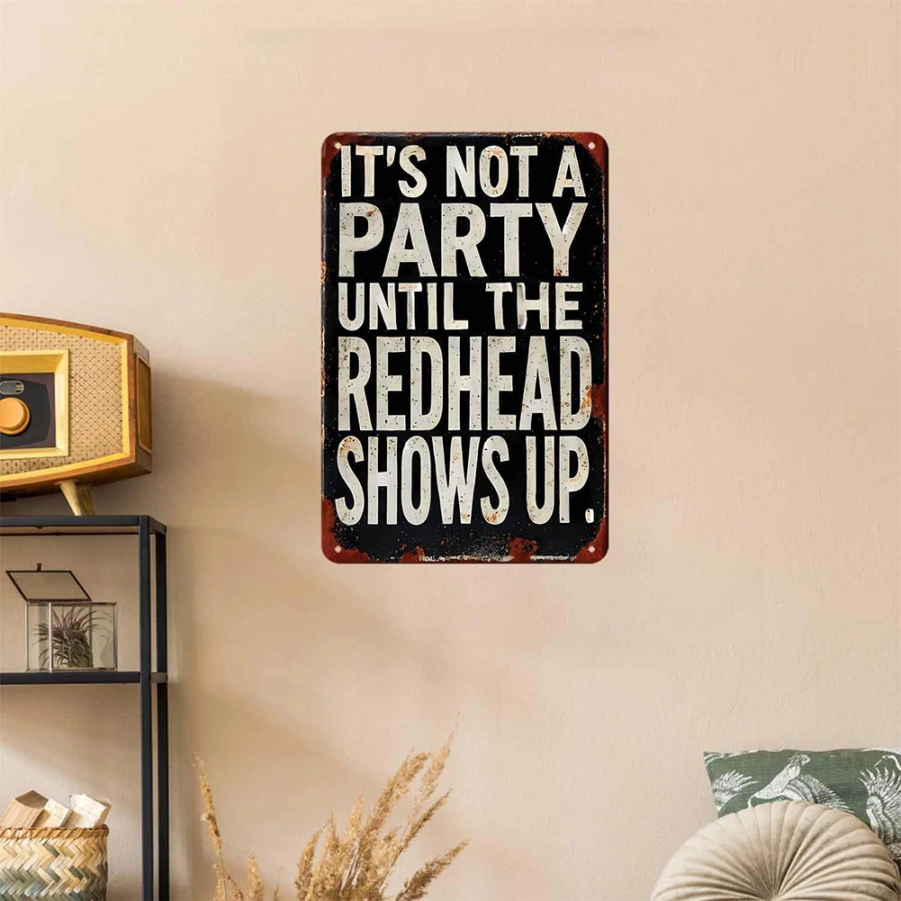 

Dark Humor Decor Vintage Humorous Style Metal Sign For Living Room