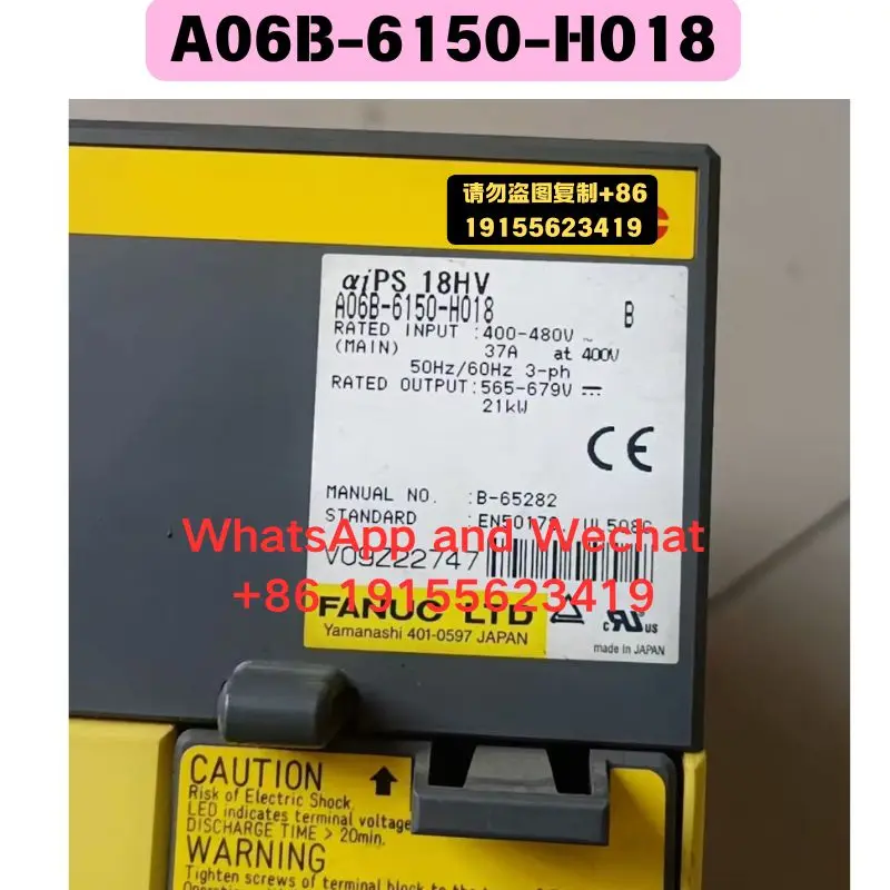 Used OEM disassembled parts A06B-6150-H018 Driver Functional test OK Fast delivery