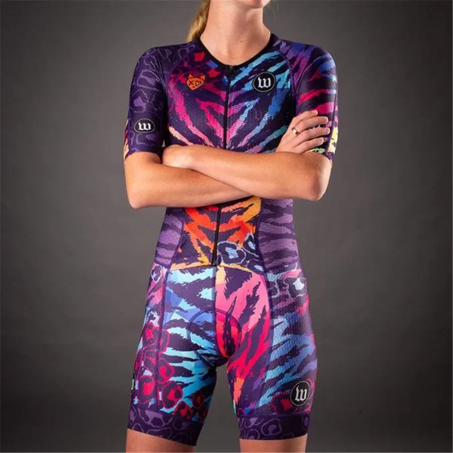 

Wattie Ink women's Summer Cycling Jumpsuit Women's Swimming Training Clothing Outdoor Sports Professional Team Running Jumpsuit