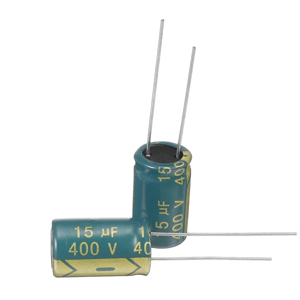 50PCS 400V 15uf High Frequency Low Resistance Switching Power Supply Aluminum Electrolytic Capacitor 10mm*13mm with Box