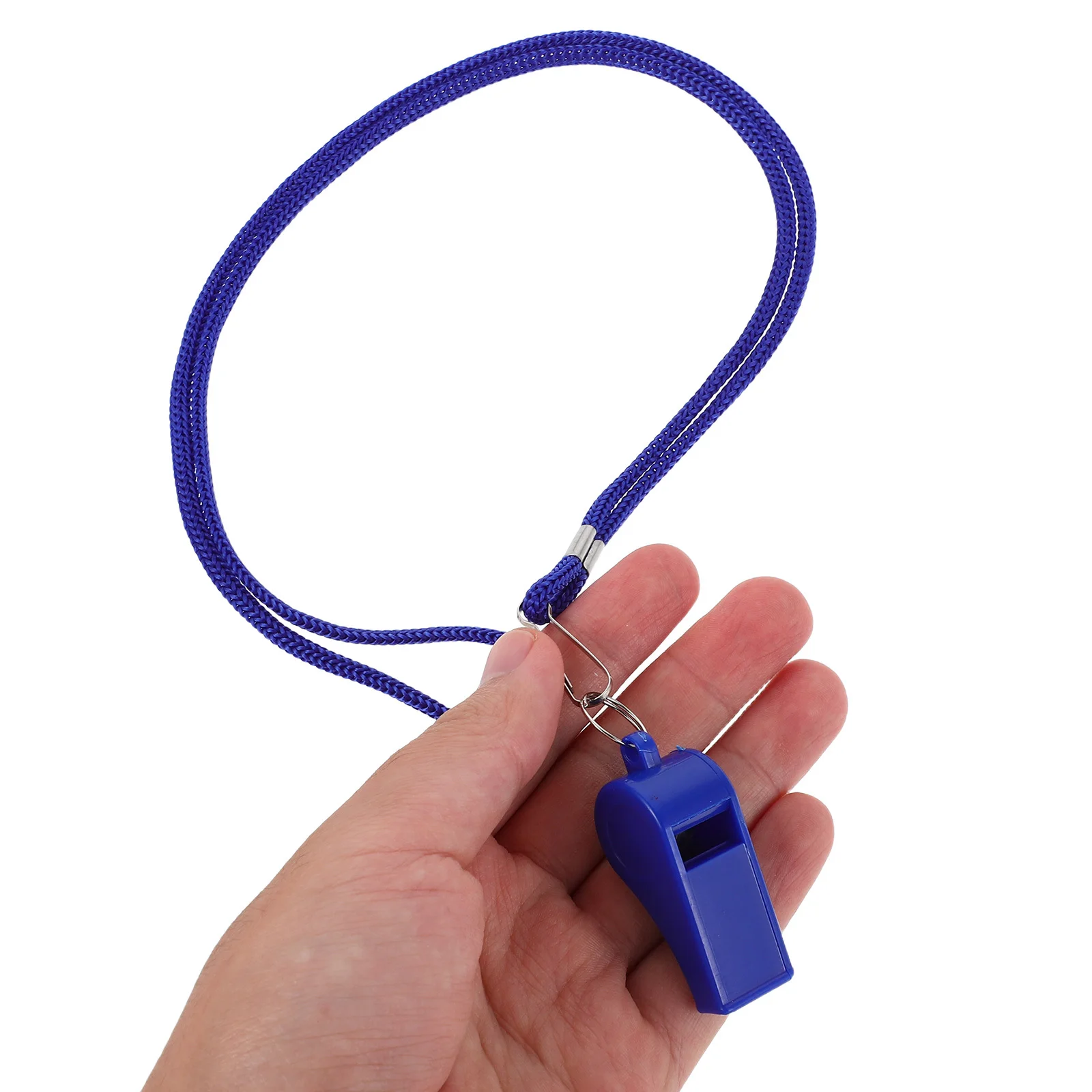 

36Pcs Bright Blue Whistle Lightweight Durable High Decibel Sound Ideal Hiking Mountaineering Camping Sports Lifeguard Whistle