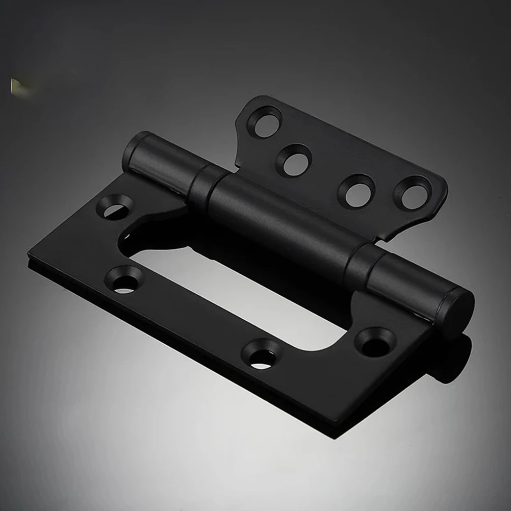 

Black Hinge Soft Close Hinges Matte Sub-door Mute Flat Thickened Loose Leaf Stainless Steel Door Furniture Hardware Accessories
