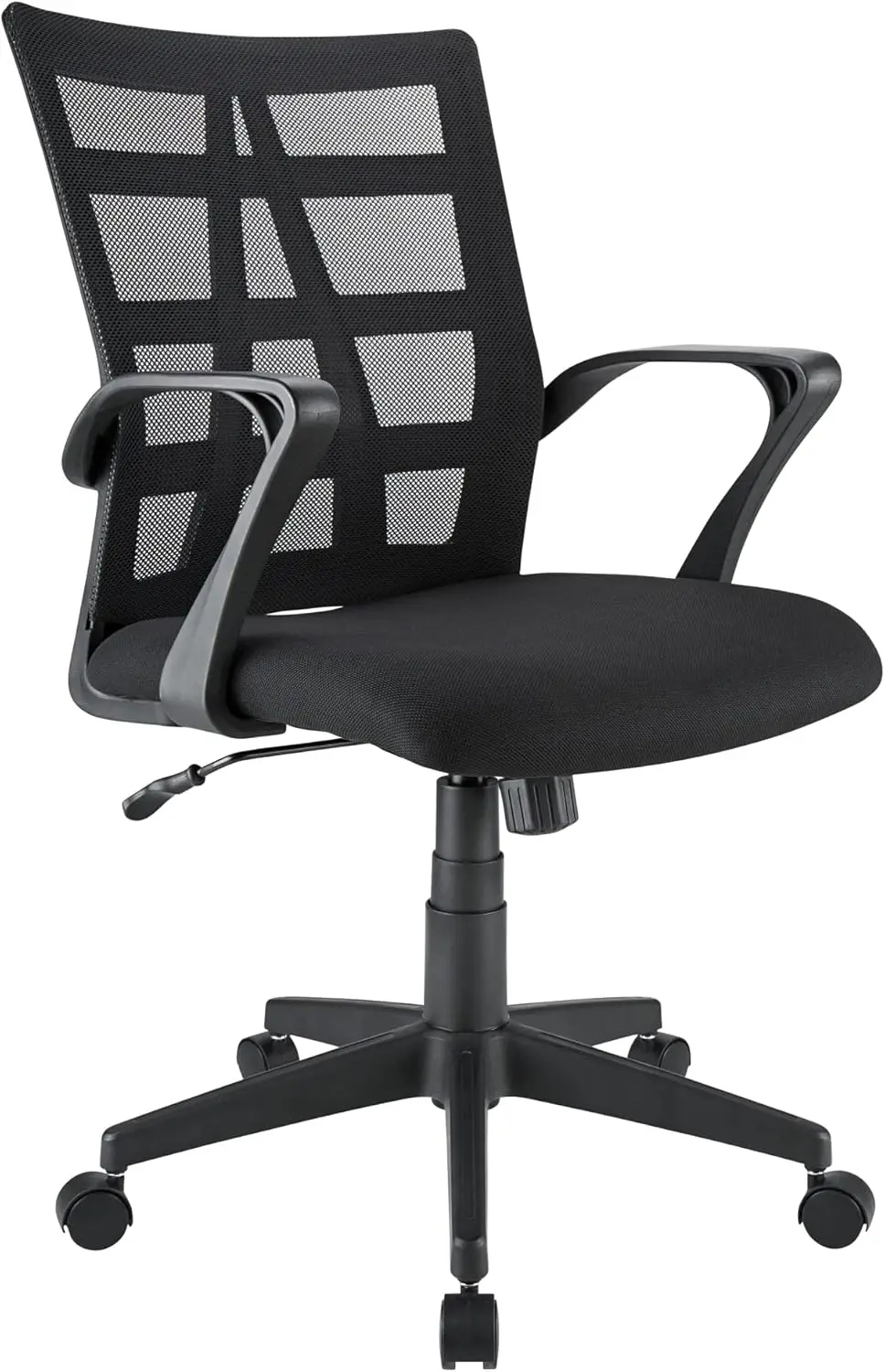 

Realspace® Jaxby Mesh/Fabric Mid-Ba Task Office Chair, Black, Bifma Compliant