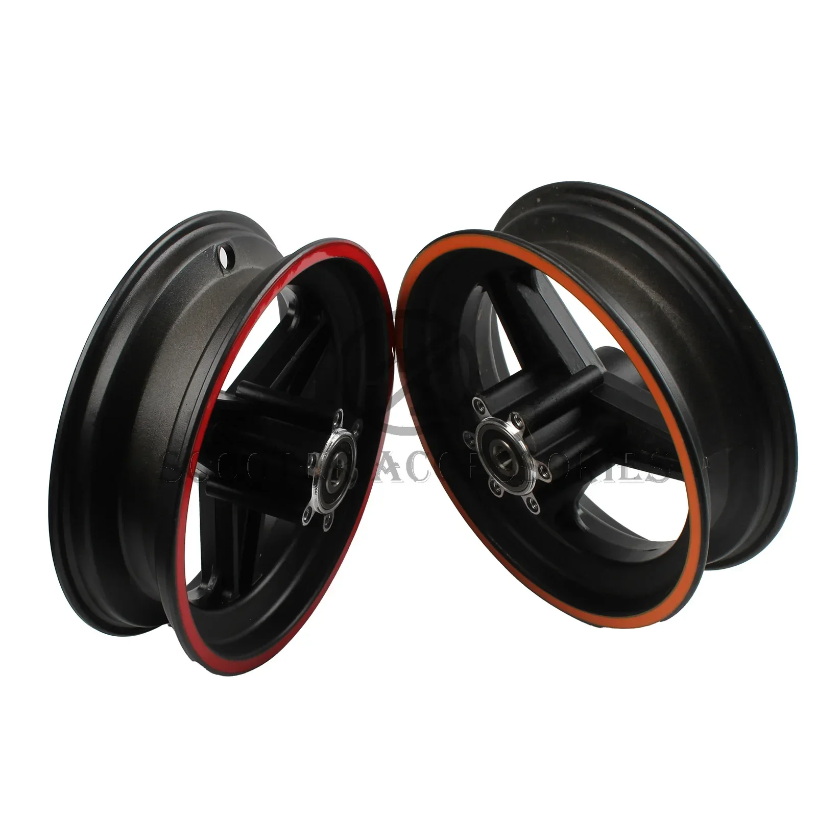 6.5 بوصة سبائك الألومنيوم محور عجلات لإطارات 10x2.75-6.5 10x2.70-6.5 أو استخدام 90/65-6.5 85/65-6.5 الإطارات سكوتر كهربائي حافة أجزاء