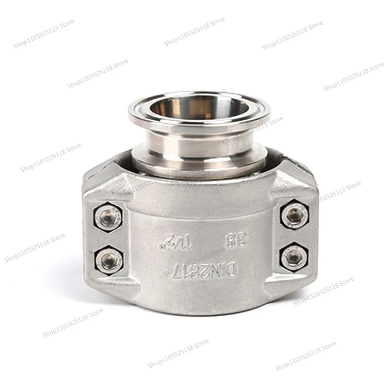 For Stainless Steel Double Bolt Safety Clamp High Pressure Steel Wire Two Piece Hose Clamp DIN2817