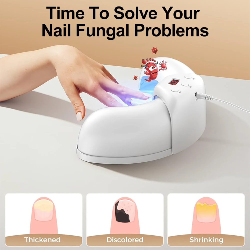 Nail Laser Fungus Device for Multiple Toenails & fingernails Nail Repair Solution for Damaged and Discolored Nails for Home Use