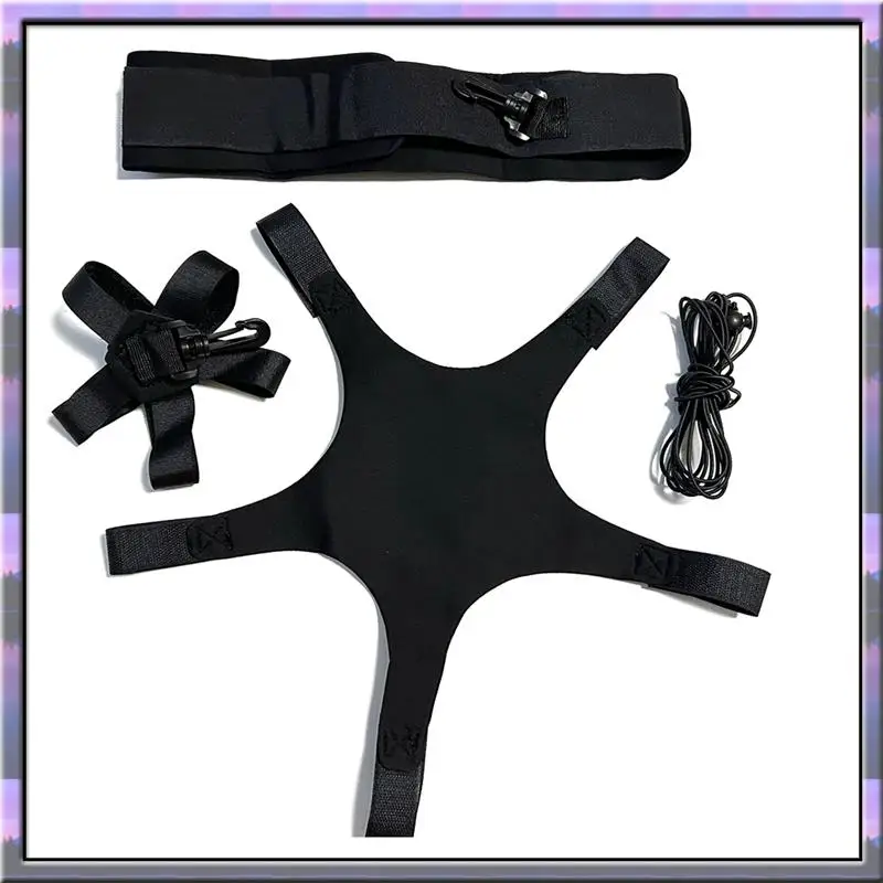 حزام ركلة كرة القدم الجديد من ABJX، تدريب متكرر سريع، كرة تحكم لتمرير الأطفال، تدريب باللون الأسود