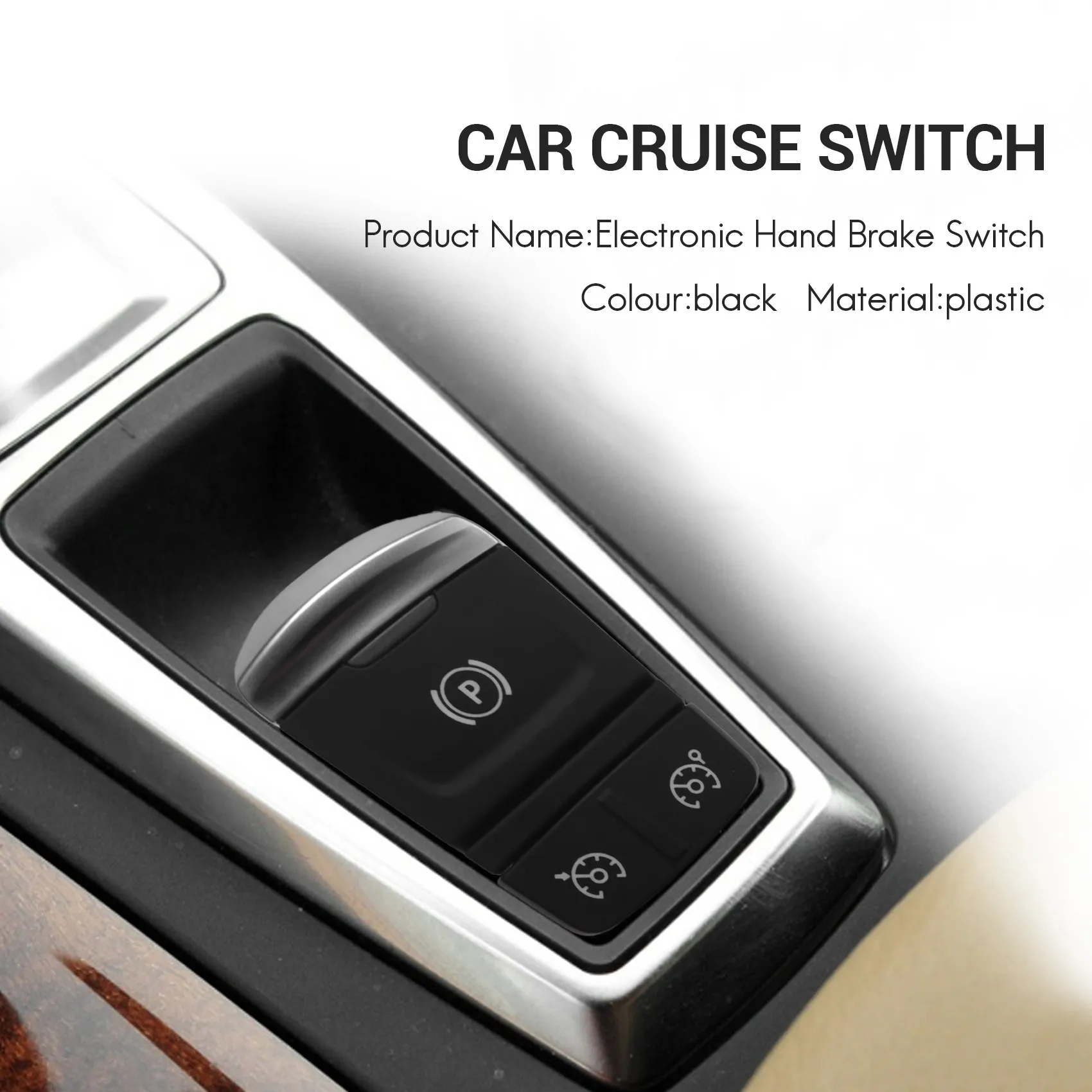 

N32R_363216544R Car Cruise Switch Brake Park Button Electronic Handbrake Switch for Renault Koleos Kadjar Megane