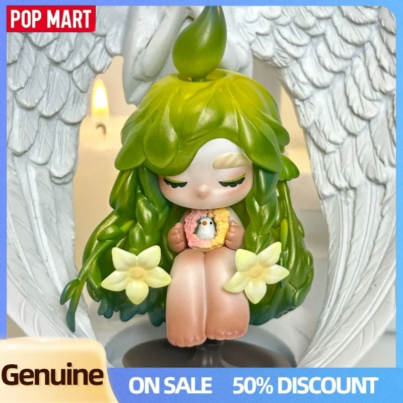 حقيقية Popmart تشاكا ضوء العفريت سلسلة صندوق أعمى الشكل لطيف بولي كلوريد الفينيل لعبة دمية صندوق غامض اليدوية زخرفة هدايا عيد ميلاد الاطفال #1