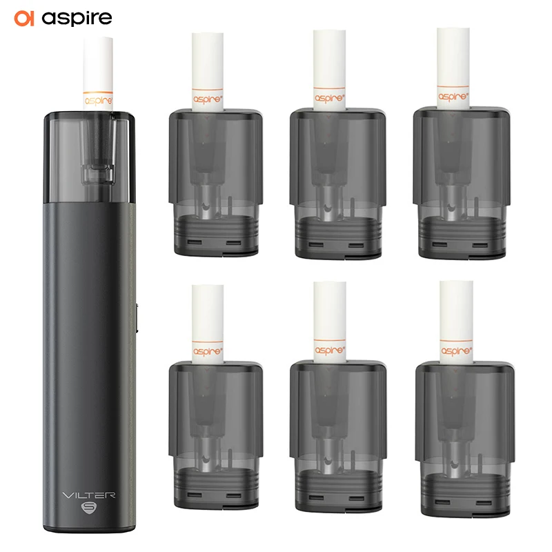 Оригинальный комплект для вейпа Aspire Vilter S, электронная сигарета, мод для вейпа, 500 мАч, бак для электронной сигареты 2 мл, Ом