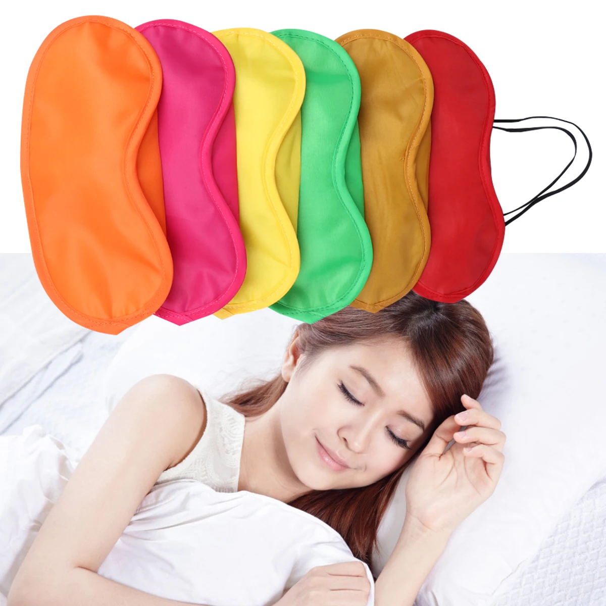 

21 шт. удобная маска для сна, портативные тени для век с повязкой на глаза для длительного использования, смешанная маска для дома и путешествий