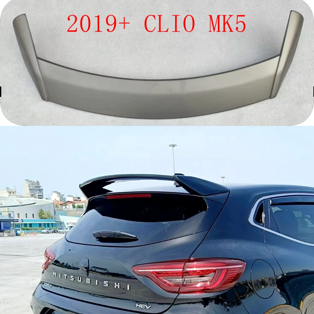 

Carbon Fiber/FRP Hatchback 1pcs rear spoiler wing For Renault Clio 2019-2024 MK5 Spoiler Roof Rear Wing Body Kit Accessories