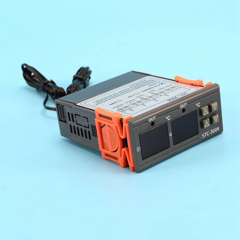 FULL-Stc-3008 인큐베이터 온도 조절기 습도계 제습기 Humidista 용 110-220V 듀얼 디지털 온도 조절기 온도 컨트롤러