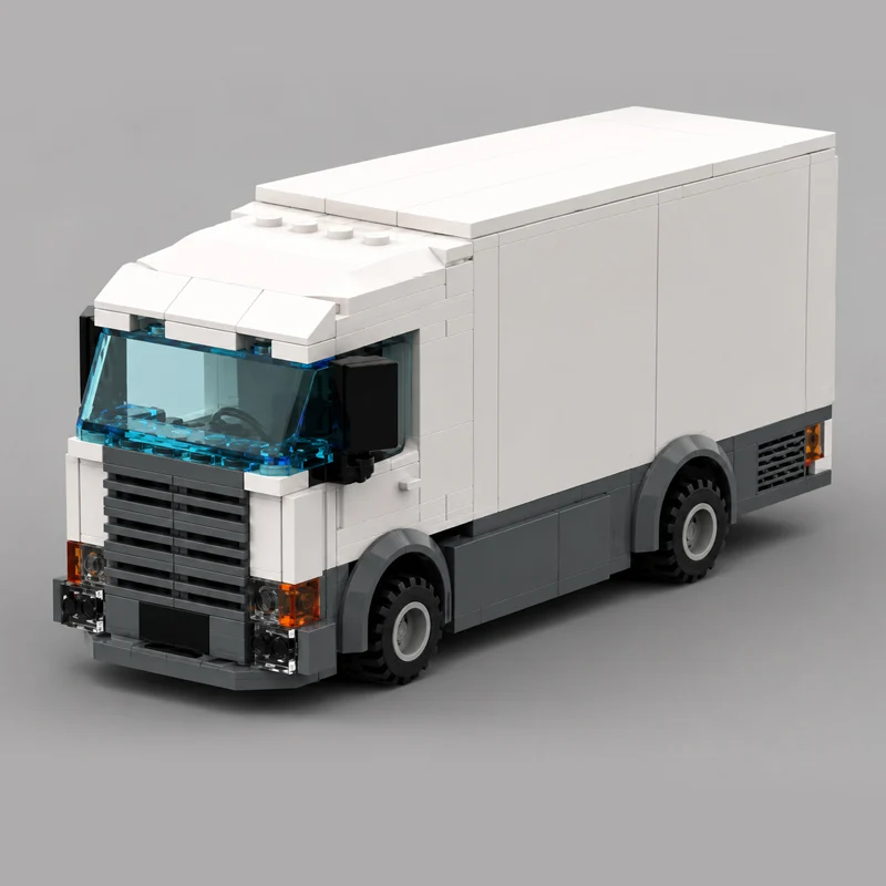 

City Car Model MOC Building Bricks Heavy-Duty Cargo Truck Modular Technology Children Holiday Gifts Assemble Toys Suit