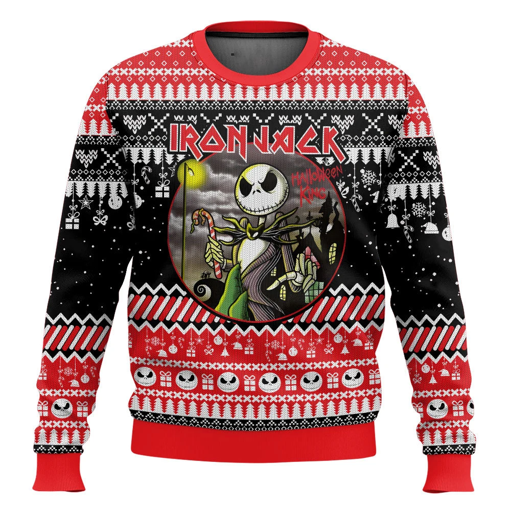 

Puppet Bride's Nightmare Before Christmas Ugly Christmas Sweater Women's Men's Pullover Couple Hoodie Sweatshirt