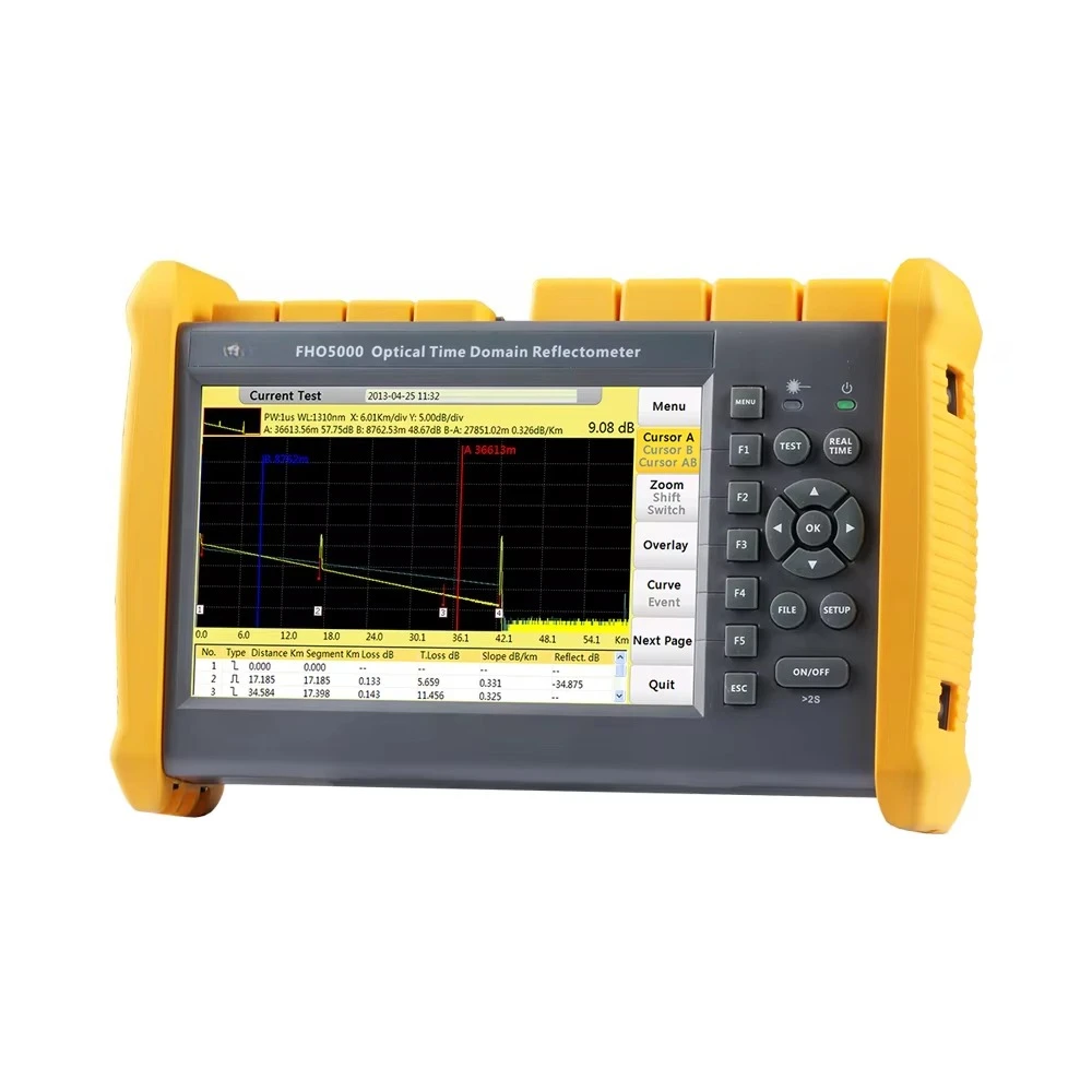 D26 OTDR Machine Optical Time Domain Reflector Meter 1310/1550nm 26/24dB