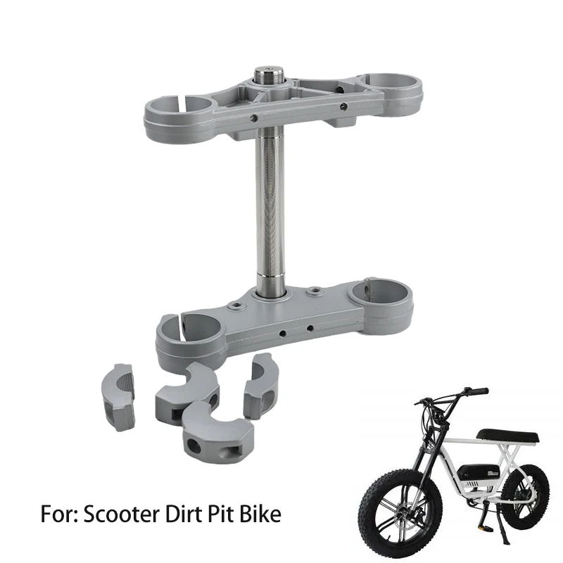 

ONLEEYPP Motorcycle Aluminum Front Fork Triple Clamp For Scooter Dirt Pit Bike Handlebar Riser Mount Bars Motocross Accessories