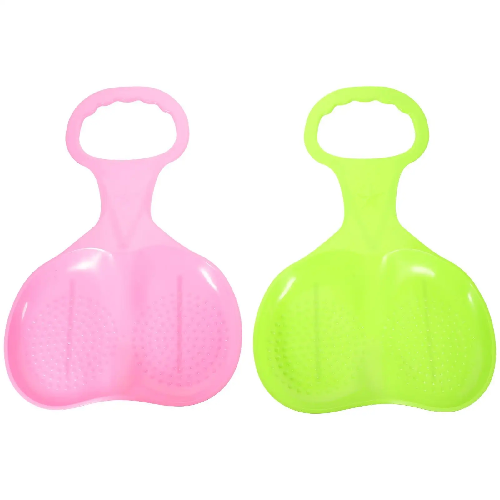 

2pcs Skiing Toys Durable Plastic Sled for Skiing Board Kids Adults Outdoor Sand-Sliding Board Sandboarding Grass-sliding