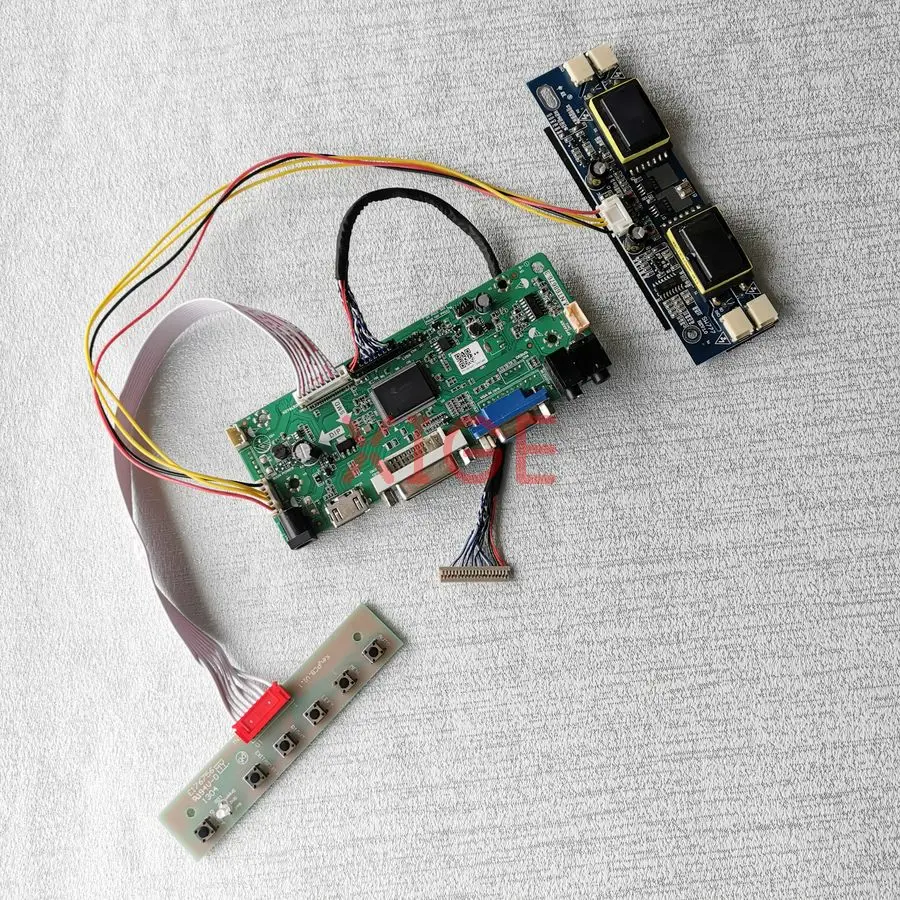

LCD Screen Drive Controller Board Fit HT15X23 HSD150MX13 LTM150XH LTM15C458 1024*768 4-CCFL 20Pin LVDS 1024x768 HDMI+DVI+VGA Kit