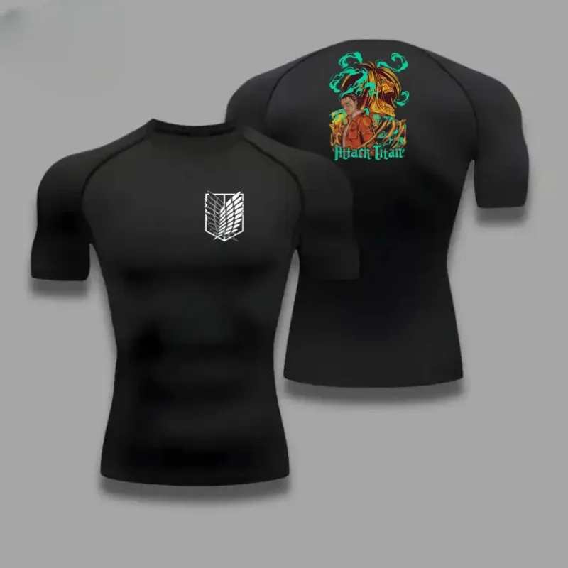 

Fitness Sportswear Teenagers Tshirt Wings of Freedom Graphic Tight Training Clothes Boys Compression Running Basketball Clothes