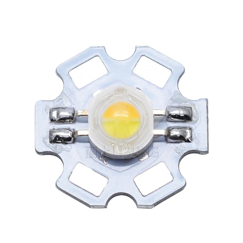 High Power 3W Star Led Bicolor Chip Yellow White Red Warm White Blue Two-color Lamp Beads Diode Car Light Source Lighting